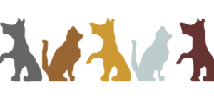dog and cat border design