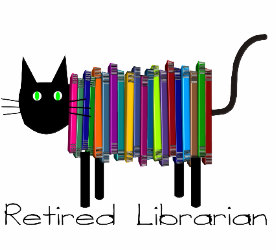 cat with row of books for body