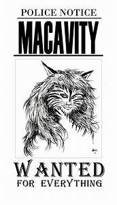 wanted poster of Macavity