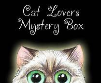 cat lovers mystery box; pic of cat head & eyes