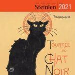 Steinlen drawing of black cat
