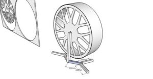 Cat wheel drawing