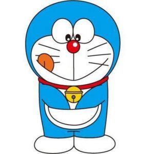 Doraemon, the blue robotic cat