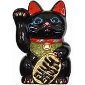 Black Maneki Neko