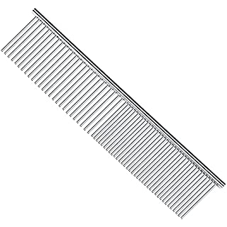 Wide-toothed metal comb