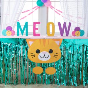 kitty birthday tablecloth
