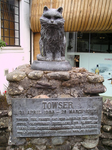 Statue of Towser, champion mouser