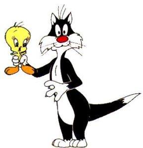 Sylvester and Tweety Bird