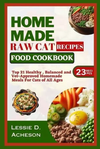 Recipe book on home made raw cat food